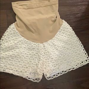 Maternity Shorts white